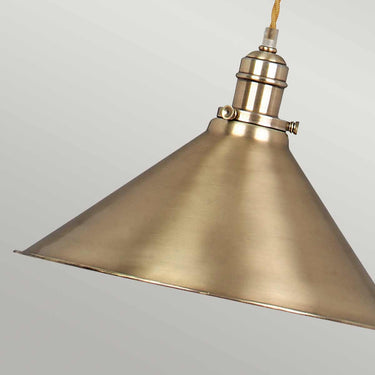 Pendant lamp antique brass | ⌀37 x 96 - 180 cm | Provence |