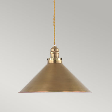 Pendant lamp antique brass | ⌀37 x 28 - 200 cm | Provence |