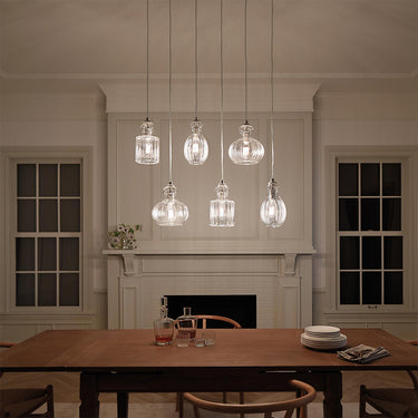 Pendant lamp brushed nickel | ø14.7 x 36.8 - 216.8 cm | Riviera |