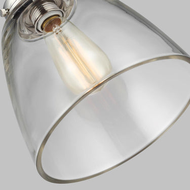 Pendant lamp polished nickel | ø22.8 x 31.3 - 210.2 cm | Baskin |