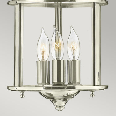 Pendant lamp polished nickel | ⌀20 x 42.2 - 199.3 cm | Gentry |