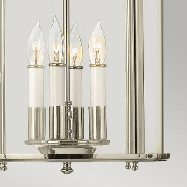 Pendant lamp polished nickel | ⌀29.7 x 60 - 216.9 cm cm | Provence |