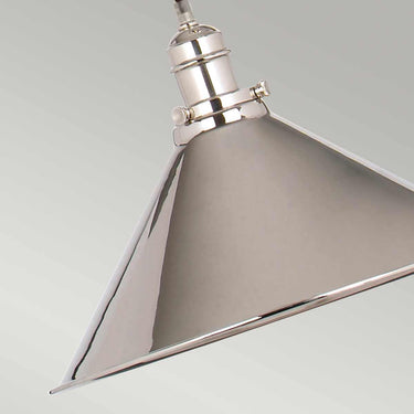 Pendant lamp polished nickel | ⌀37 x 96 - 180 cm | Provence |