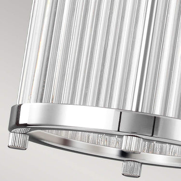 Pendant lamp chrome | For bathroom | ⌀13.3 x 41.5 cm - 148.2 cm | Paulson | (IP44)