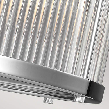 Pendant lamp chrome | For bathroom | ⌀53.7 x 40 cm - 175.7 cm | Paulson | (IP44)