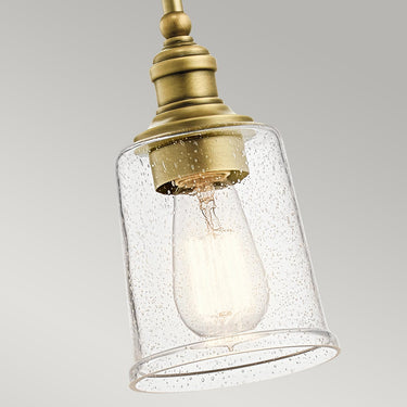 Pendant lamp brass | ø12.7 x 33.8 - 126.4 cm | Waverly |