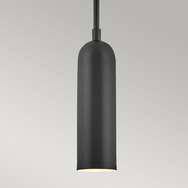 Pendant lamp black metal | ⌀12.7 x 20.3 - 102.2 cm | Capitol Hill |