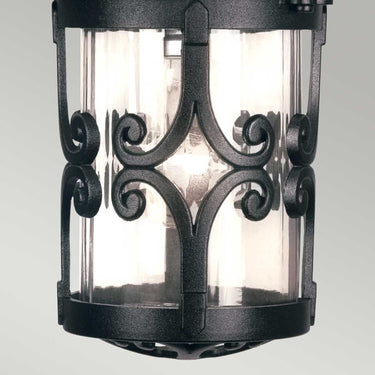 Pendant lamp black | Outdoor | ⌀15 x 40.5 cm - 78.5 cm | Hereford | (IP23)