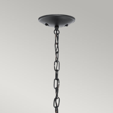 Pendant lamp black | Outdoor | ⌀27.9 x 49.4 cm - 231.5 cm | Vandalia | (IP44)