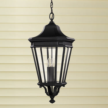 Pendant lamp black | Outdoor | ⌀30.5 x 69.7 cm - 200 cm | Cotswold Lane | (IP23)