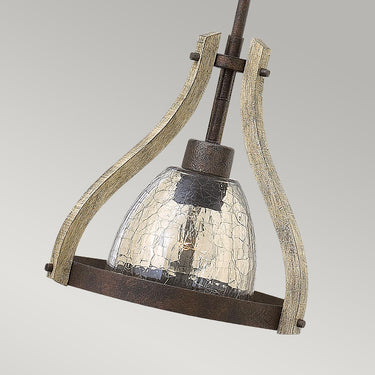 Pendant light wood | ⌀30.5 x 35.4 - 110.4 cm | Middlefield |