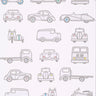 Road Trip French Grey | non-woven tapetti | Storybook Papers