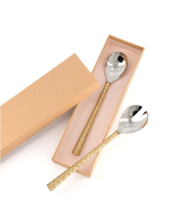 Chameli Salad Server Set in Giftbox