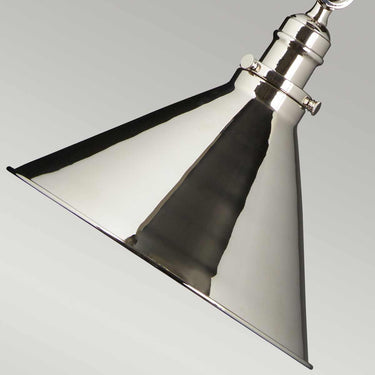 Wall and ceiling lamp polished nickel | ⌀29.7 x 53.5 - 123.5 cm | Provence |