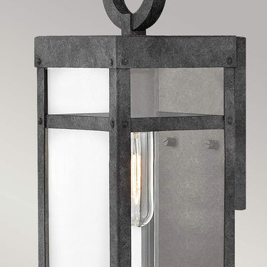 Wall lamp antique black | Outdoor | 14 x 16.3 x 33.6 cm | Porter | (IP44)