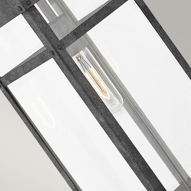 Wall lamp antique black | Outdoor | 16.5 x 21 x 56.4 cm | Porter | (IP44)