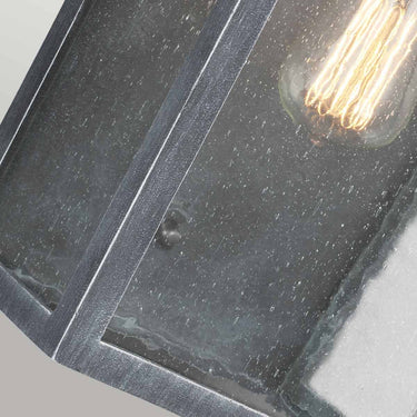 Wall lamp antique black | Outdoor | 27.2 x 19.4 x 41.3 cm | Hodges | (IP44)
