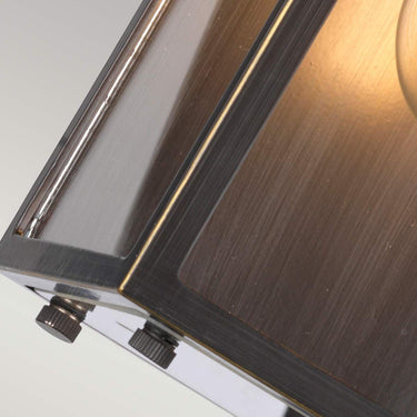 Wall lamp antique bronze | Outdoor | 16.5 x 18.5 x 26.1 cm | Glenview | (IP44)