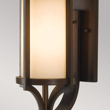 Wall lamp antique bronze | Outdoor use | 19.4 x 24.1 x 38.8 cm | Merrill | (IP44)