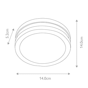 Wall lamp graffiti grey | Outdoor use | 14 x 5.2 x 14 cm | Ano | (IP54)