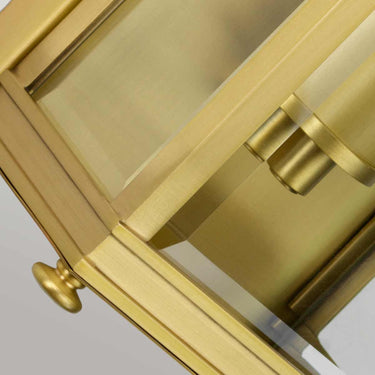 Wall lamp brushed brass | Outdoor | 13 x 11 x 31 cm | Holborn | (IP44)