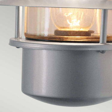 Wall lamp silver | Outdoor use | 21.8 x 26 x 23.6 cm | Helsingor | (IP44)