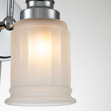 Wall lamp polished chrome | For bathroom | 12.7 x 17.1 x 23.7 cm | Swell | (IP44)