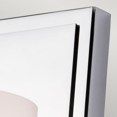Wall lamp polished chrome | For bathroom | 11.4 x 12.9 x 40.6 cm | Amalia | (IP44)