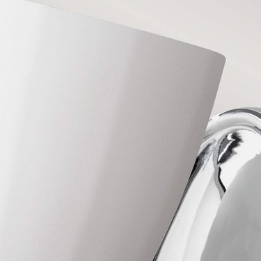 Wall lamp polished chrome | For bathroom | 11.7 x 17.8 x 22.2 cm | Perry | (IP44)