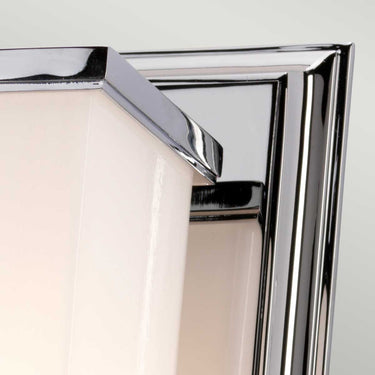 Wall lamp polished chrome | For bathroom | 12 x 11.2 x 36 cm | Cambridge | (IP44)
