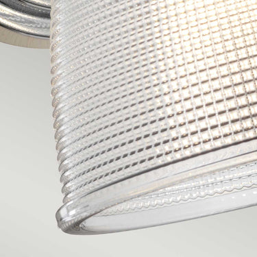 Wall lamp polished chrome | For bathroom | 16.5 x 20 x 24.6 cm | Dublin | (IP44)
