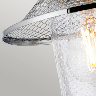 Wall lamp polished chrome | For bathroom | 48.3 x 22 x 30.1 cm | Rigby | (IP44)