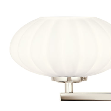 Wall lamp polished chrome | For bathroom | 63.5 x 21.9 x 15.4 cm | Pim | (IP44)