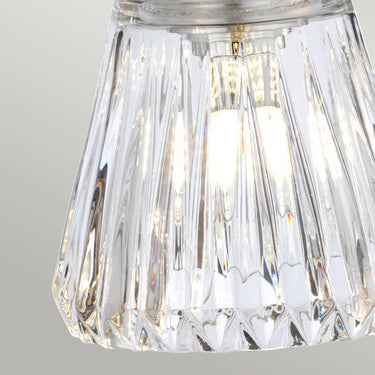 Wall lamp polished chrome | For bathroom | 78.4 x 16.7 x 25 cm | Keynes | (IP44)