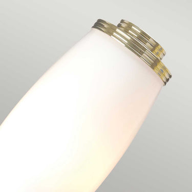 Wall lamp polished brass | For bathroom | 47 x 13 x 9.5 cm | Eliot | (IP44)
