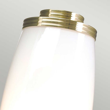 Wall lamp polished brass | For bathroom | 9 x 13 x 28 cm | Eliot | (IP44)