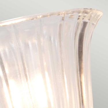 Wall lamp Polished nickel | For bathroom | 13.9 x 21.2 x 26.1 cm | Carroll | (IP44)