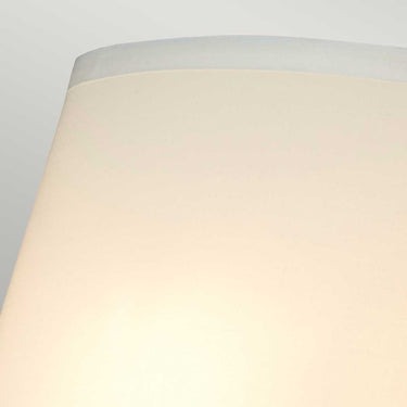 Wall lamp gold/cream white shade | For bathroom | 22 x 16.4 x 42.4 cm | Falmouth | (IP44)