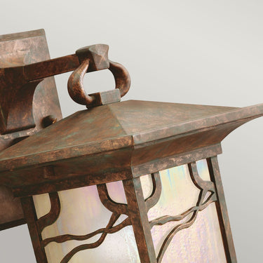 Wall lamp copper | Outdoor | 16.5 x 18.5 x 20.6 cm | Morris | (IP44)