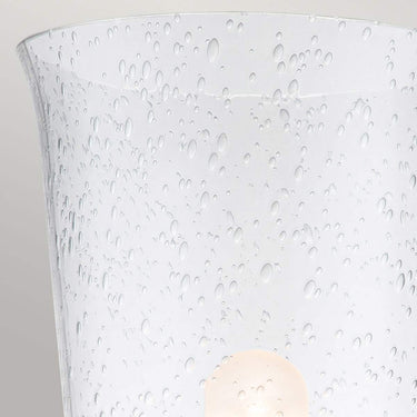 Wall lamp matte brass | For bathroom | 13.3 x 15.2 x 24.8 cm | Huguenot Lake | (IP44)