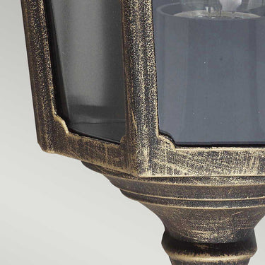 Wall lamp black and silver | Outdoor | 19.8 x 11.2 x 35 cm | Cricklade | (IP44)