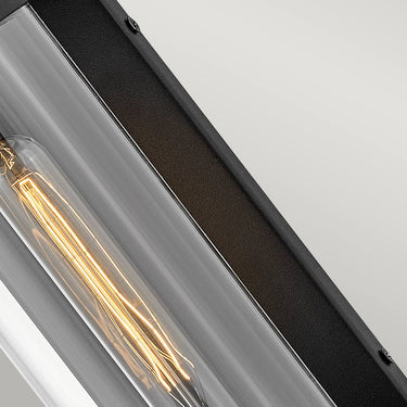Wall lamp black | Outdoor | 11.5 x 12.3 x 35.6 cm | Pearson | (IP44)