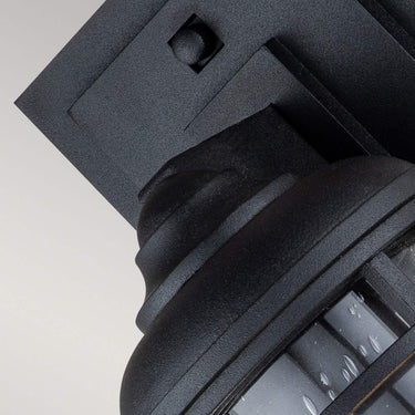 Wall lamp black | Outdoor | 11.7 x 15.9 x 29.2 cm | Lighthouse | (IP44)