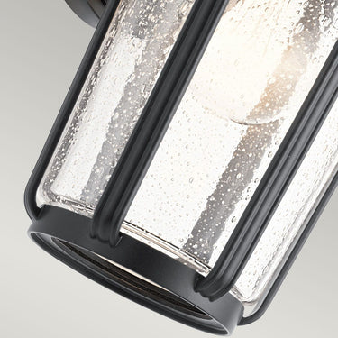 Wall lamp black | Outdoor | 15.2 x 18.1 x 27.9 cm | Fairfield | (IP44)