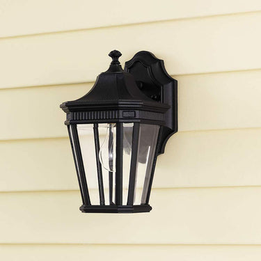 Wall lamp black | Outdoor | 16.5 x 19.7 x 29.2 cm | Cotswold Lane | (IP44)