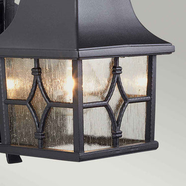 Wall lamp black | Outdoor | 16.5 x 23 x 32.8 cm | Kent | (IP44)