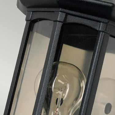Wall lamp black | Outdoor | 17.2 x 12.2 x 33 cm | Newbury | (IP44)