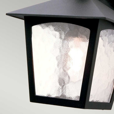 Wall lamp black | Outdoor | 18.5 x 22.5 x 31 cm | York | (IP23)
