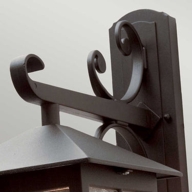 Wall lamp black | Outdoor | 18.5 x 31 x 40 cm | Winchester | (IP23)