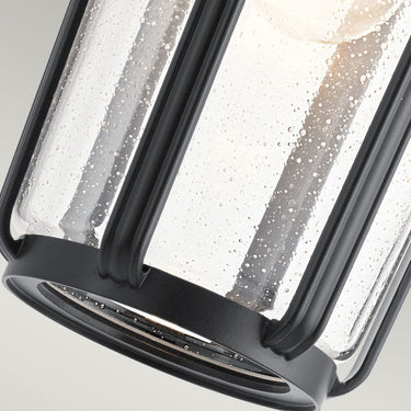 Wall lamp black | Outdoor | 19 x 22.3 x 37.1 cm | Fairfield | (IP44)
